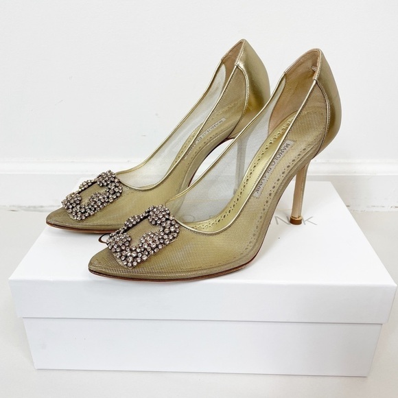 Manolo Blahnik 50th Anniversary Hangisi Collection Heels - Picture 7 of 12
